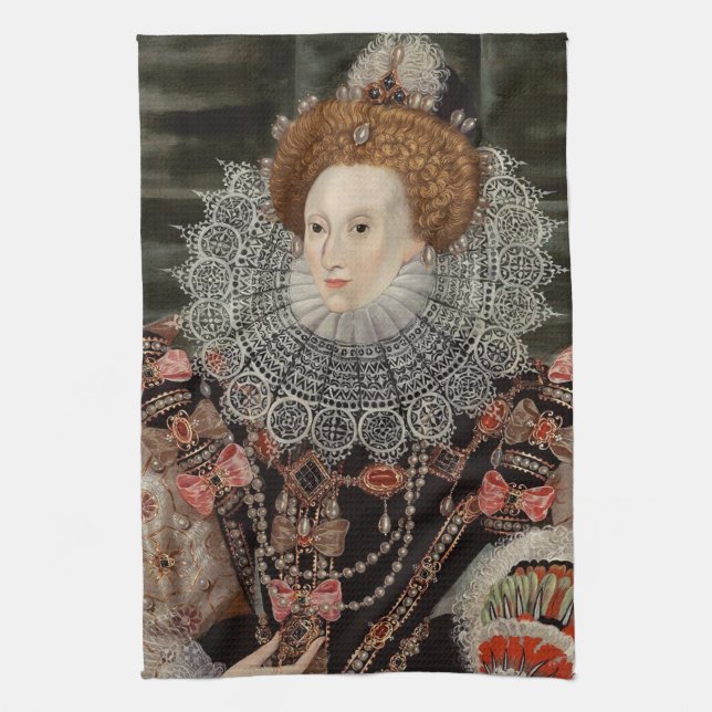 La Reine Elizabeth la ?ère serviette (Vertical)