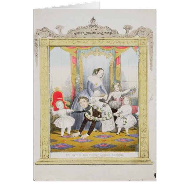 La reine et le prince Albert à la maison (Devant)