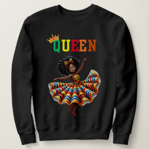 La reine nubienne : Danse sweatshirt féminine