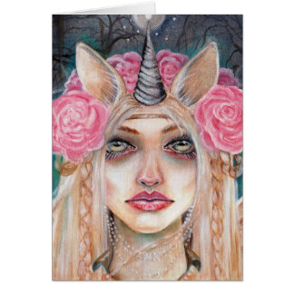 La reine Unicorne aux yeux d'or
