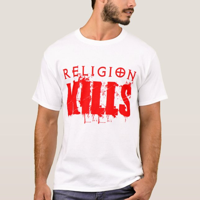 La religion tue le T-shirt (Devant)