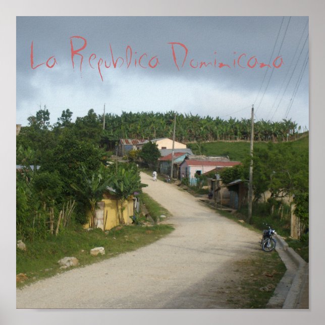 La republica Dominicana/Dominikanische Republik Poster (Vorne)