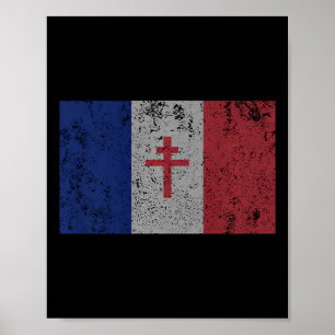 La Resistance - Die französische Flagge Frankreich Poster