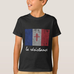 La Resistance - Die französische Flagge Frankreich T-Shirt