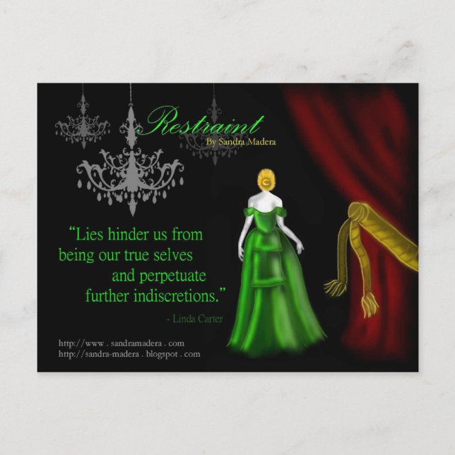 La retenue par Sandra Madera Cartes postales (Devant)