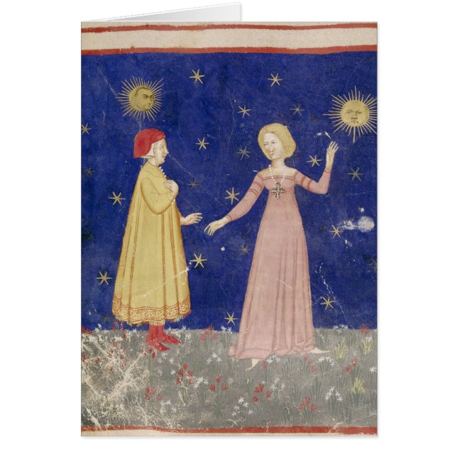 La réunion de Dante et de Béatrice (Devant)