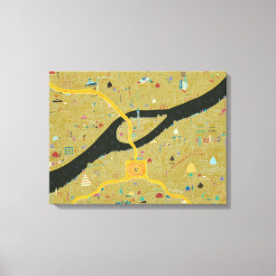 La révolution du Caire - Toile