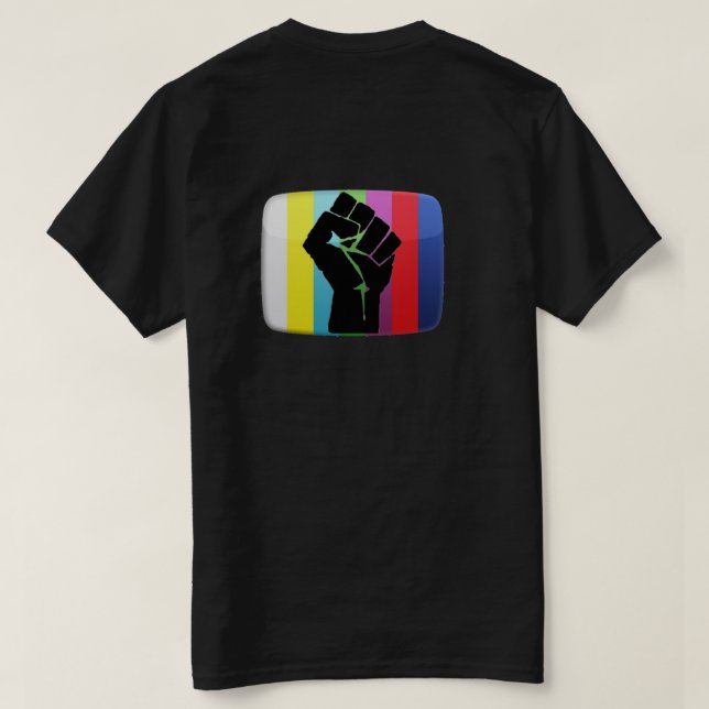La révolution ne sera pas télévisée - T-shirt (Design dos)