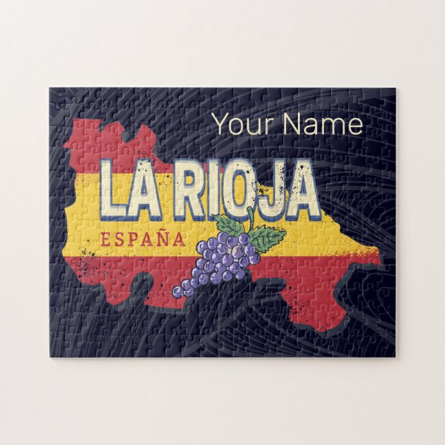 La Rioja Spanien Retro Region Weinkultur und Vinta (Horizontal)