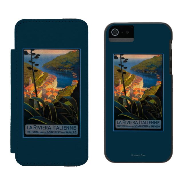 La Riviera Italienne Incipio iPhone Geldbeutel-Hülle (Seite an Seite)
