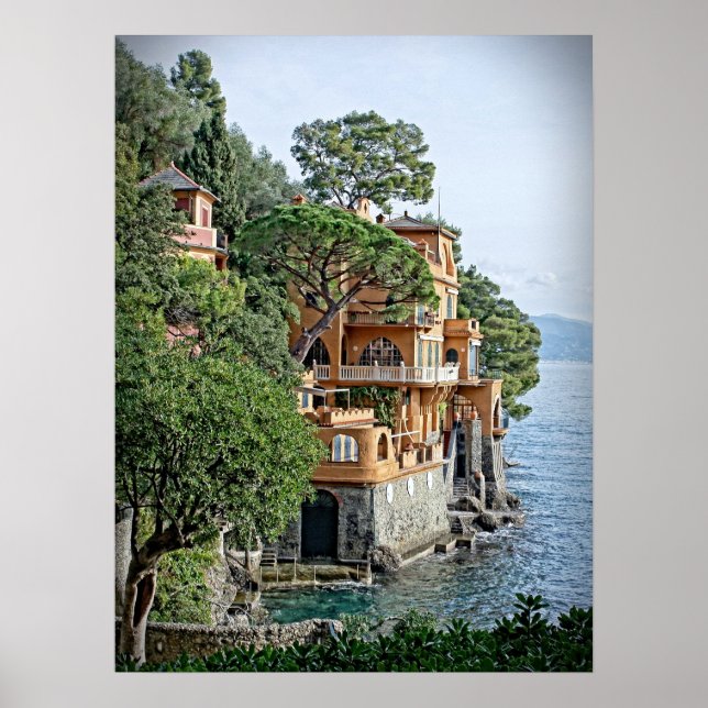 La Riviera italienne - Portofino, Poster Italia (Devant)