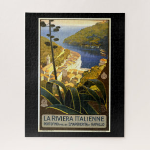 La Riviera Italienne, Vintage Reiseplakat