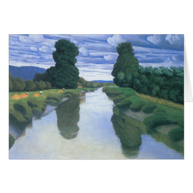 La rivière de Berville par Felix Vallotton, Fine A (Devant horizontal)