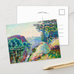 La Roche de l’Echo, Crozant | Armand Guillaumin Postkarte<br><div class="desc">La Roche de l’Echo,  Crozant (ca. 1907) | Originelle Kunstwerke des französischen impressionistischen Malers und Lithographen Armand Guillaumin (1841-1927). Verwenden Sie die Entwurfstools,  um einen benutzerdefinierten Text hinzuzufügen oder das Bild zu personalisieren.</div>