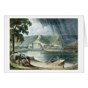La Roche, des "vues sur la Seine", gravée par T