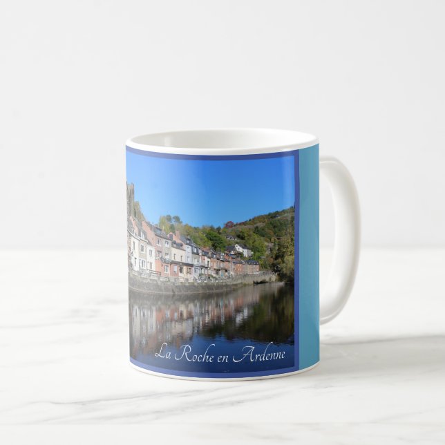 La Roche en Ardenne View, Belgien Kaffeetasse (VorderseiteRechts)