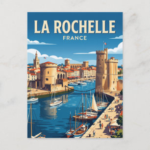 La Rochelle Frankreich Postkarte