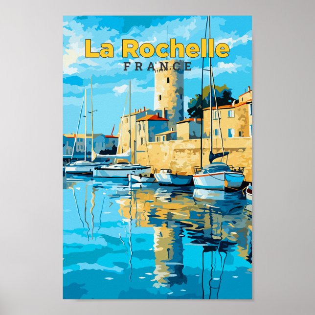 La Rochelle Frankreich Reisen Kunst, Dichtung und  Poster (Vorne)
