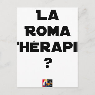 La Roma Thérapie - Jeux de Mots - Francois Ville Postkarte