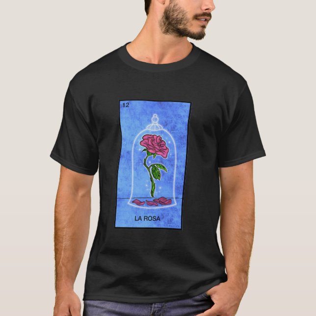 La Rosa Card Mexican Lotteric Card Long Sleeve T S T-Shirt (Vorderseite)
