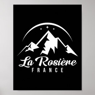La Rosière France Ski Resort Skifahren Snowboarden Poster