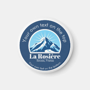 La Rosière Savoie Frankreich Skigebiet Souvenir Magnet