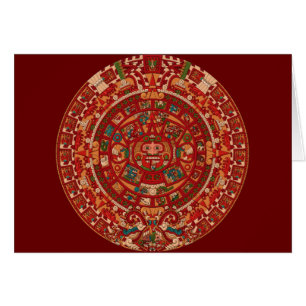 La roue (aztèque) maya de calendrier