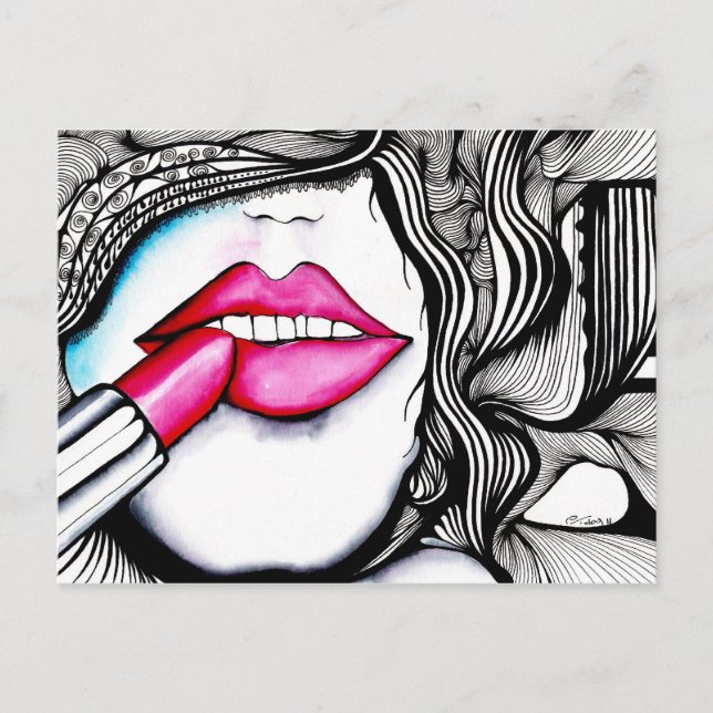 La Rouge Postkarte (Vorderseite)