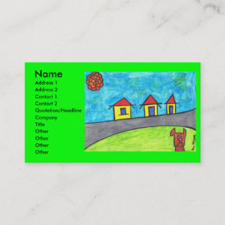 La rouille vient d'apprendre le carte de visite