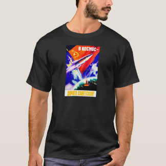 La route dans l'espace est soviétique ! T-shirts