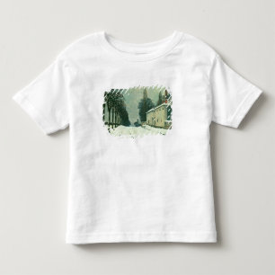 La Route de Louveciennes, Hiver, 1874 (Öl auf can Kleinkind T-shirt