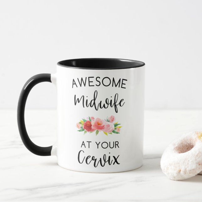 La sage-femme attaque, sage-femme à votre tasse de (Avec donut)