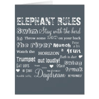 La sagesse des éléphants poétiques régit la typogr