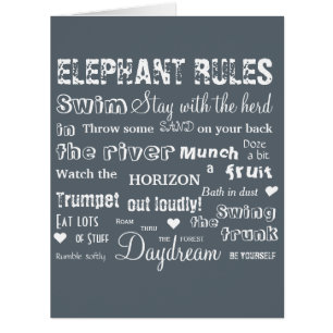 La sagesse des éléphants poétiques régit la typogr