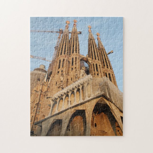 La Sagrada Familia, Barcelona Puzzlespiel Spaniens (Vertikal)