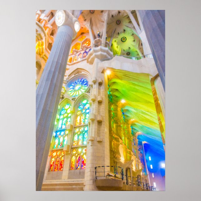 La Sagrada Família - Barcelona, Spanien Poster (Vorne)