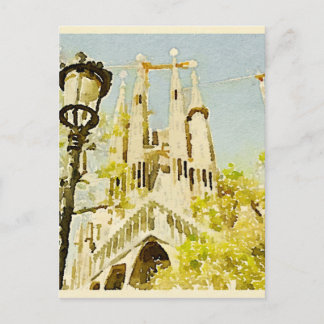 La Sagrada Familia Postkarte