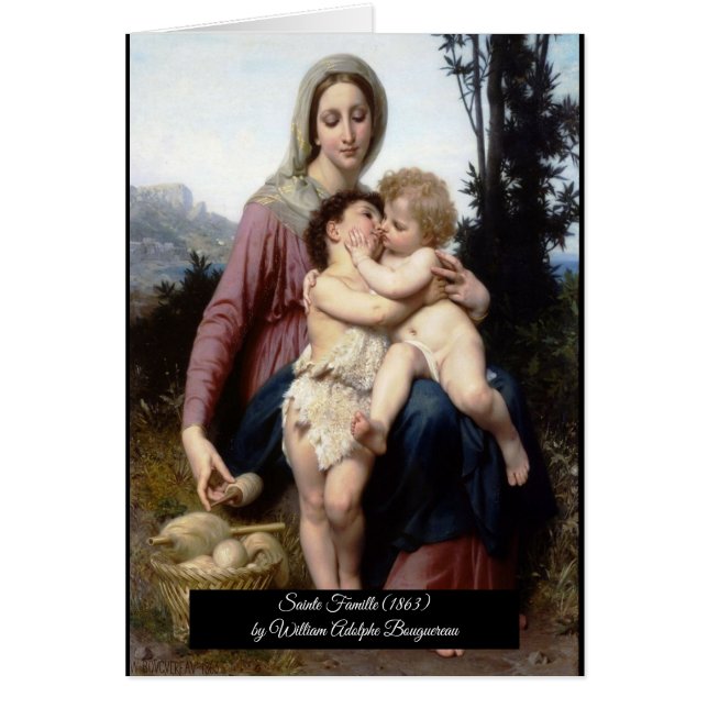 La Sainte Famille de Bouguereau (Devant)