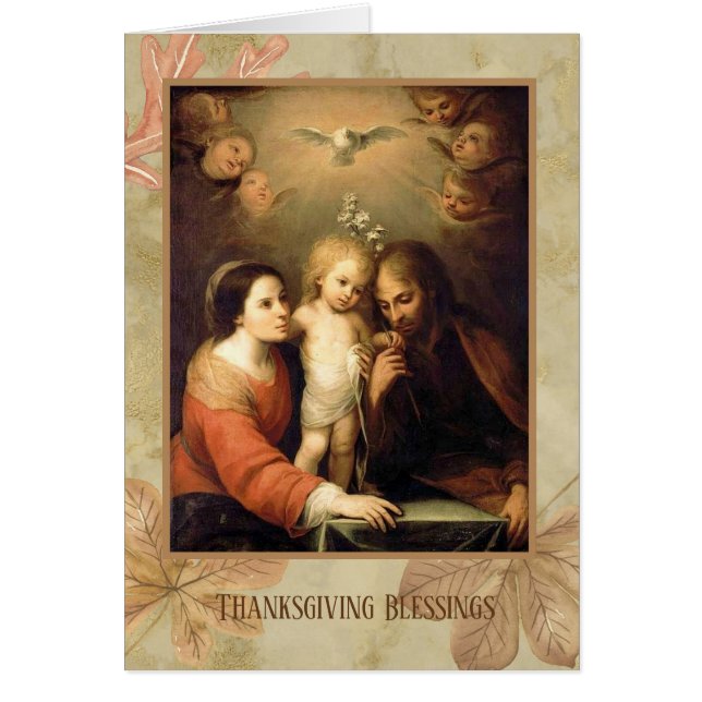 La Sainte Famille de Thanksgiving Jesus Mary St. J (Devant)