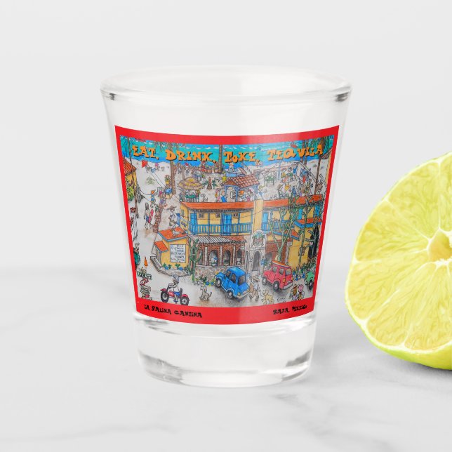 La Salina verre tourné (Devant)