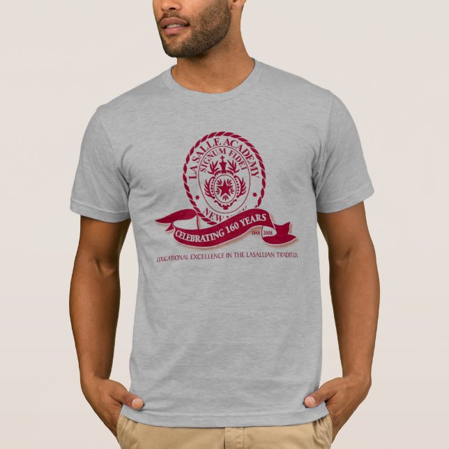 La Salle Academy Gray T - Shirt (Vorderseite)