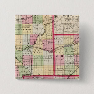 La Salle, Grundy, Livingston Landkreises Button