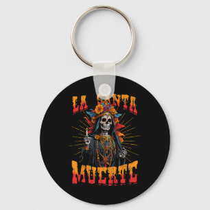 La Santa Muerte Sugar Skull La Catrina Schlüsselanhänger