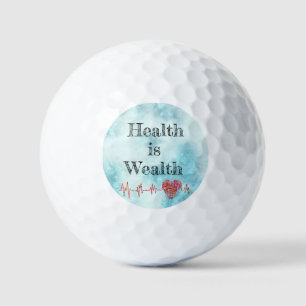 La Santé, c'est la richesse des balles de golf