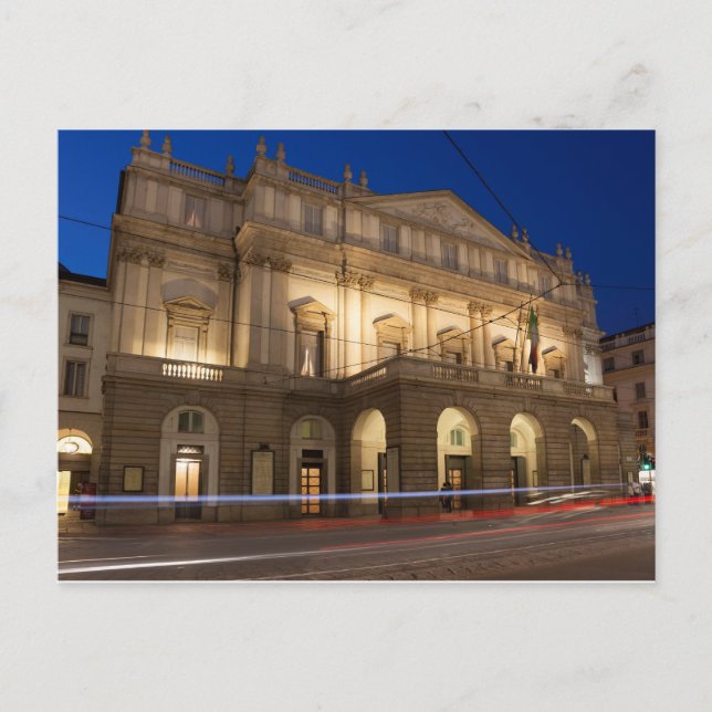 La Scala, Mailand Postkarte (Vorderseite)