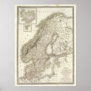 La Scandinavie - Skandinavien Poster