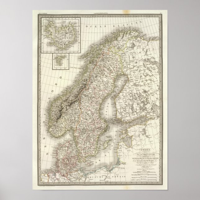 La Scandinavie - Skandinavien Poster (Vorne)