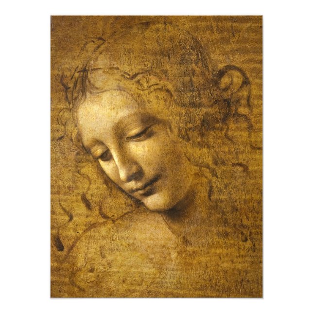 La Scapigliata by Leonardo da Vinci Fotodruck (Vorne)