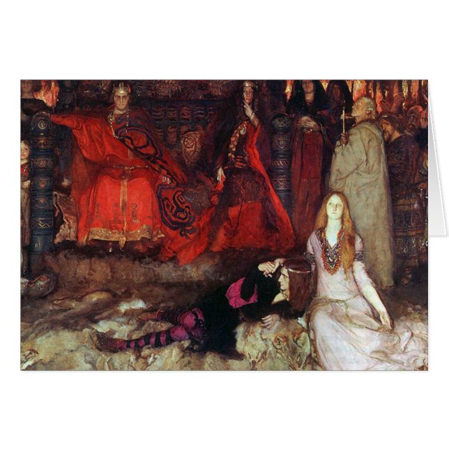 La scène de jeu dans "Hamlet " (Devant horizontal)