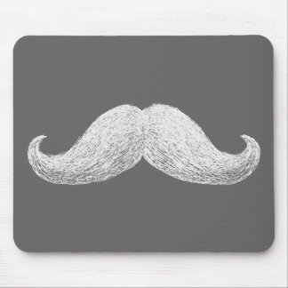 La-Schnurrbart (dunkel) Mousepad